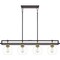 Quoizel Dobbs Linear Chandelier DBS440OZ - alternate 3